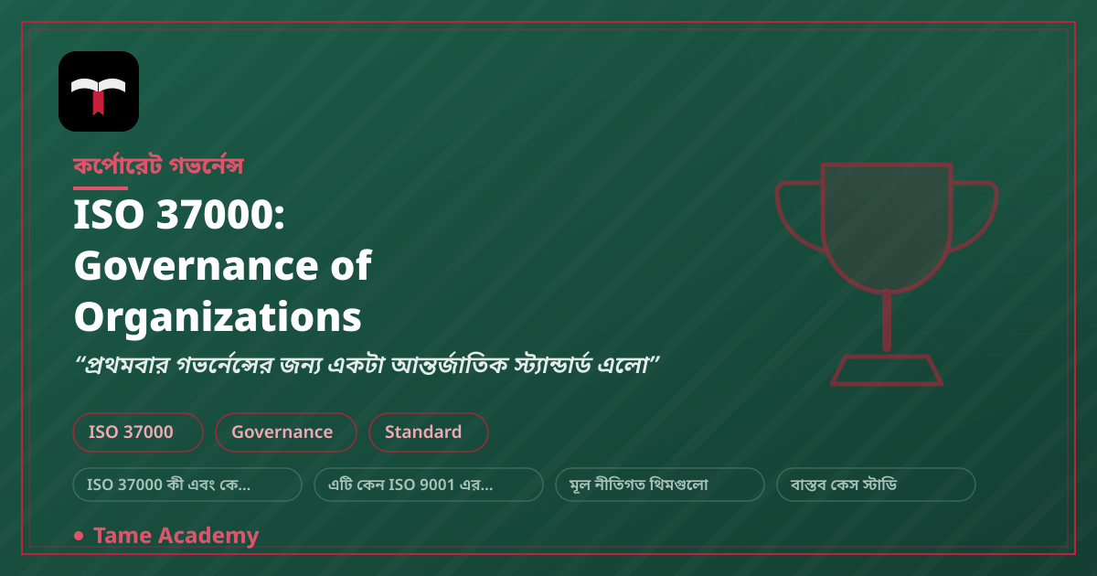 ISO 37000: Governance of Organizations